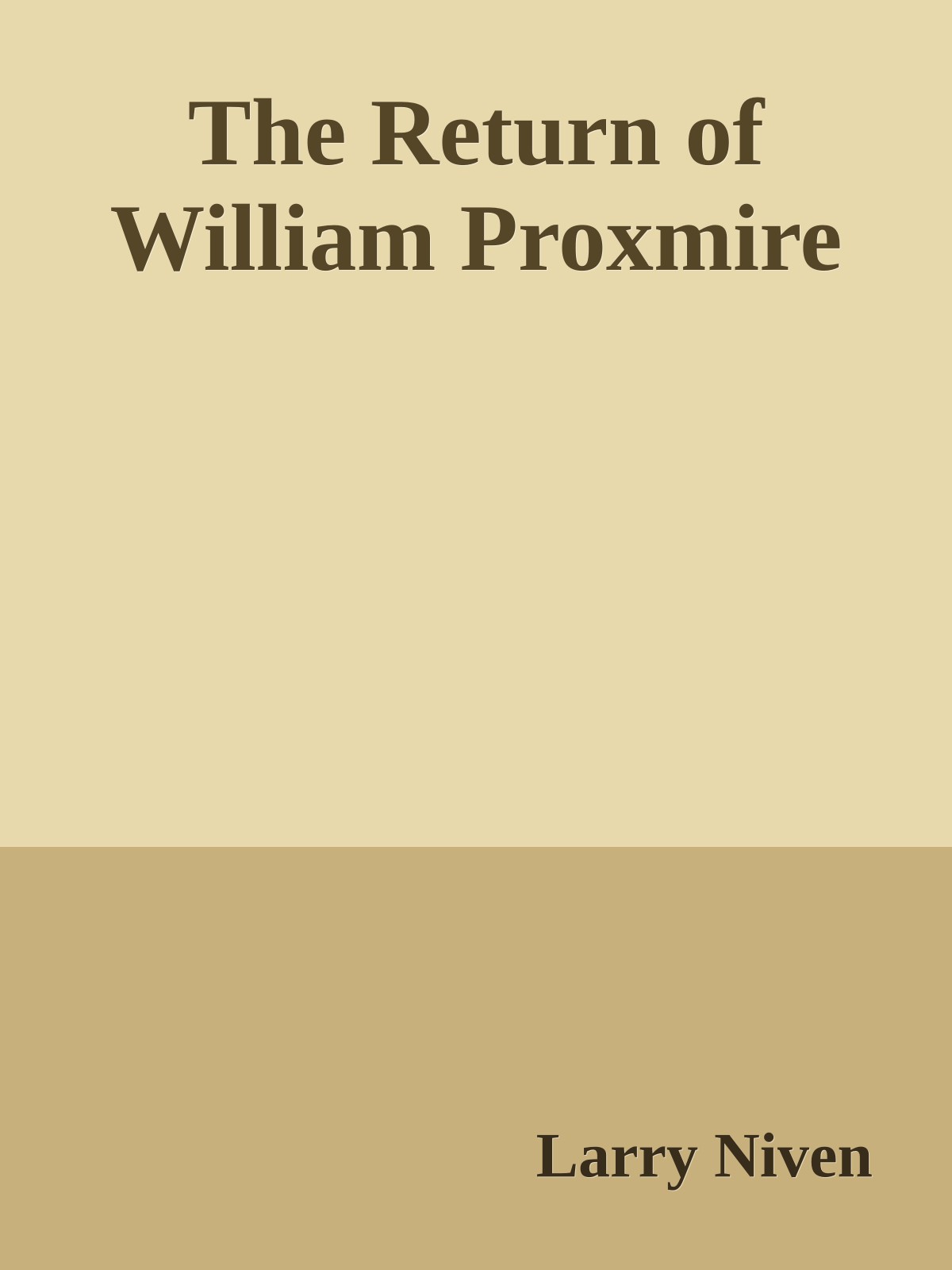 The Return of William Proxmire